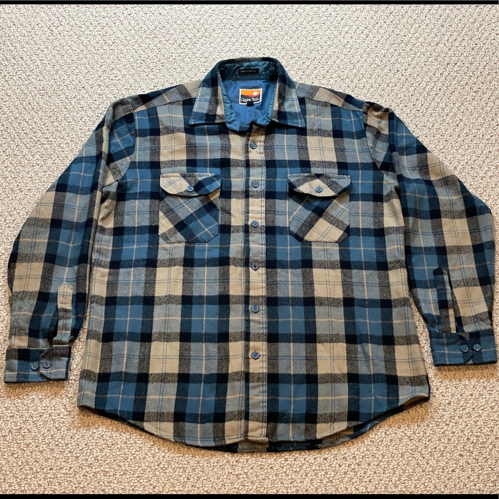 Ozark Trail Thick button up flannel long sleeve